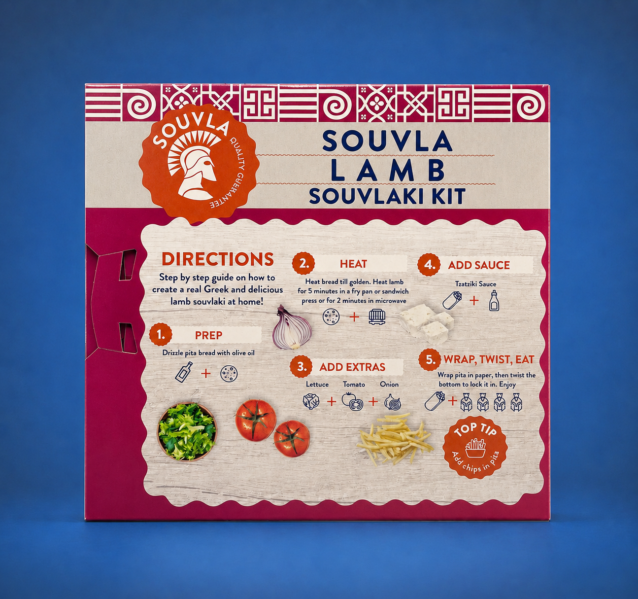 CHARGRILLED LAMB SOUVLA KIT