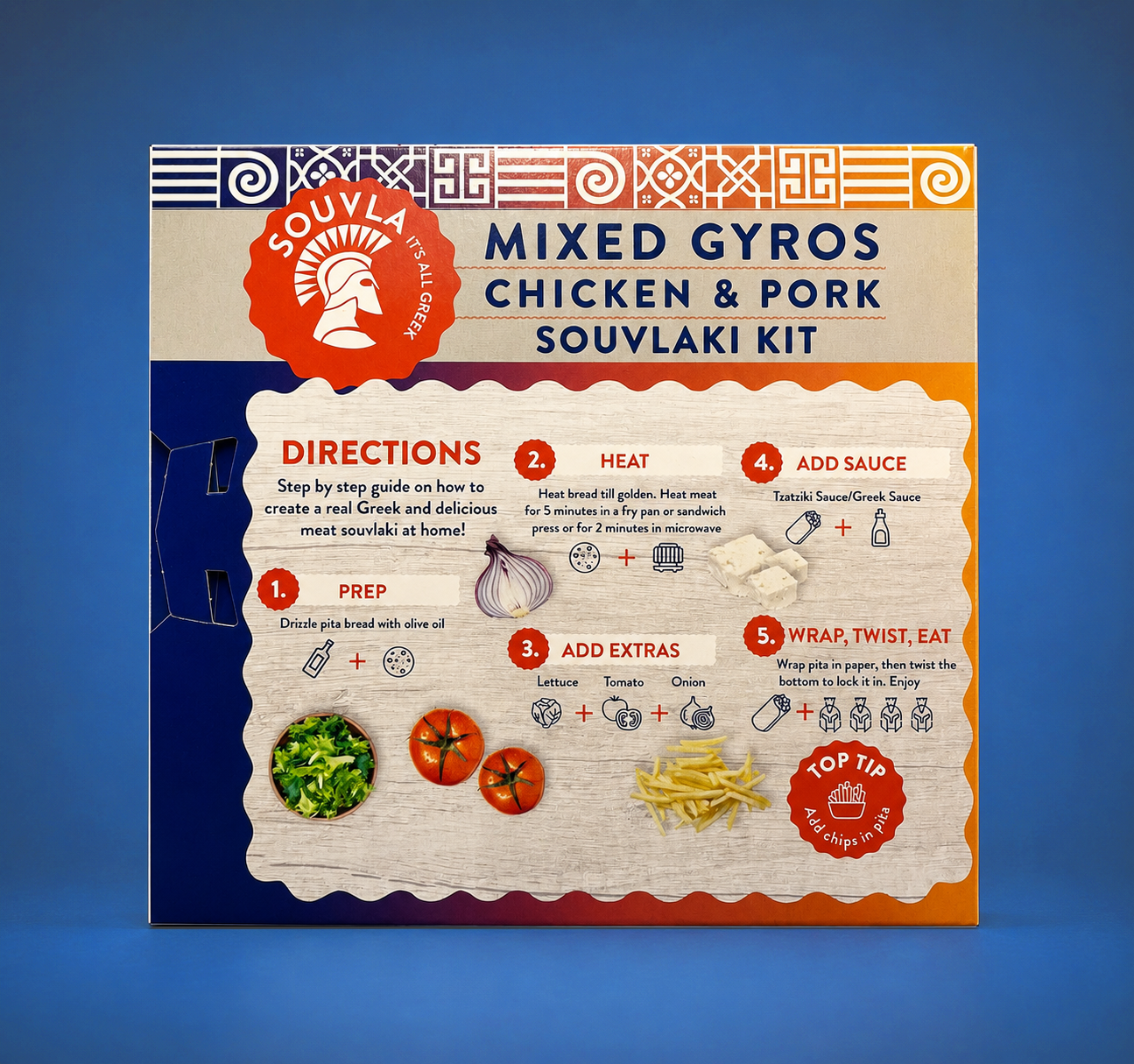 MIXED GYROS CHICKEN & PORK
