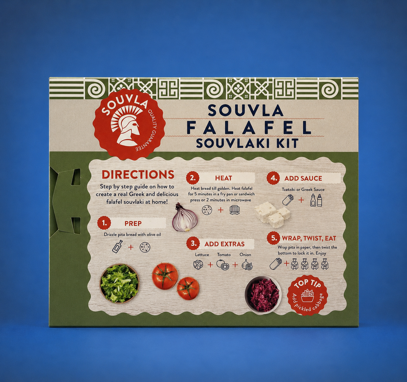 MEDITERRANEAN FALAFEL SOUVLA KIT