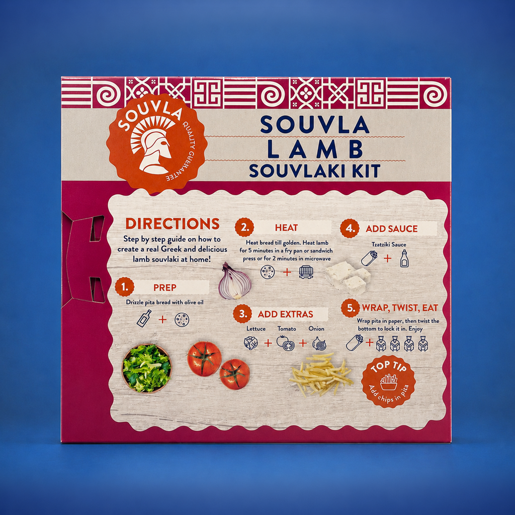 CHARGRILLED LAMB SOUVLA KIT