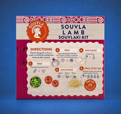 CHARGRILLED LAMB SOUVLA KIT